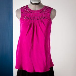 Banana Republic Pink Silk Tank Top